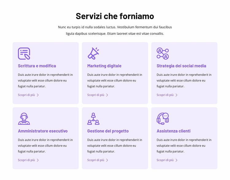 Supporto virtuale personalizzato Modello Joomla