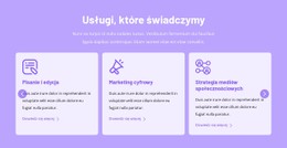 Usługi, Które Świadczymy Szablon Strony Internetowej HTML CSS