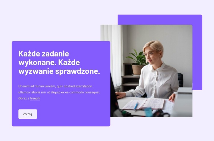 Inteligentna wirtualna pomoc dla firm Szablon CSS