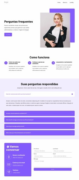 Página Com Suas Perguntas Respondidas - HTML Designer