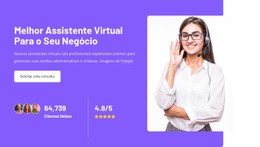 Melhor Serviço De Assistente Virtual Download Gratuito Do Modelo CSS