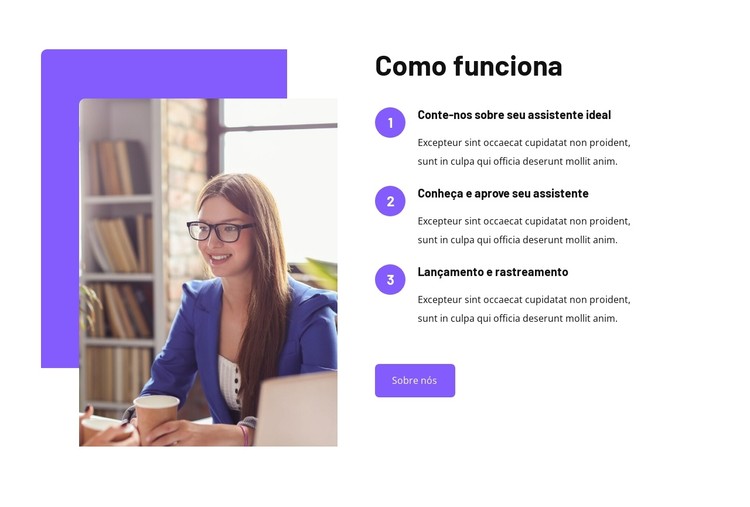 Seu assistente confiável a qualquer hora Template CSS