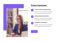 Seu Assistente Confiável A Qualquer Hora - Melhor Modelo HTML