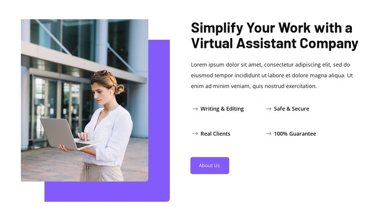 Virtual assistant solutions Static Site Generator