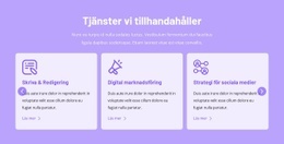 Tjänster Vi Tillhandahåller