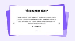 Testimonials Block Med Former - Lättanvänt WordPress-Tema