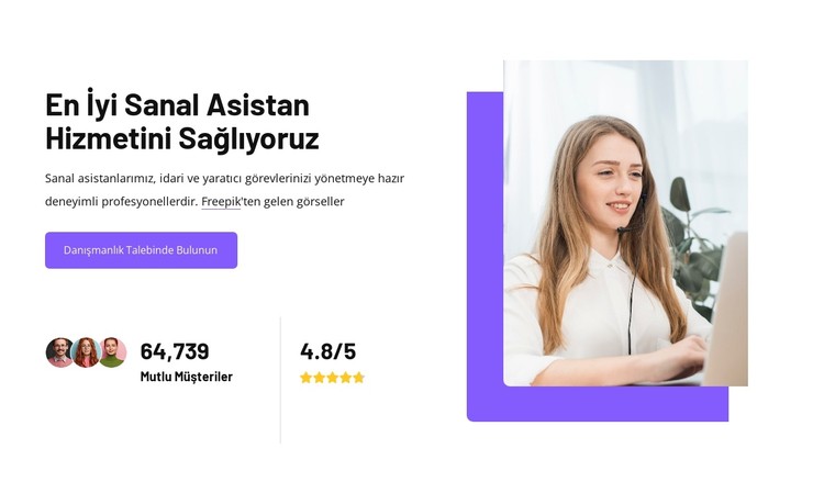 Ödüllü sanal asistanlar CSS Şablonu