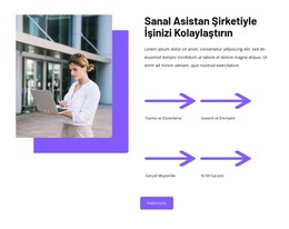 Sanal Asistan Çözümleri - Site Şablonu