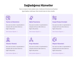 Kişiselleştirilmiş Sanal Destek - Duyarlı Web Sitesi Şablonları