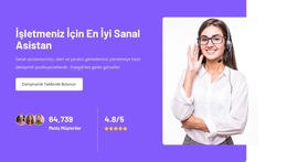 En Iyi Sanal Asistan Hizmeti - Ücretsiz Html5 Tema Şablonları