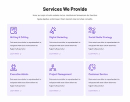 Personalized Virtual Support - Website Design Template