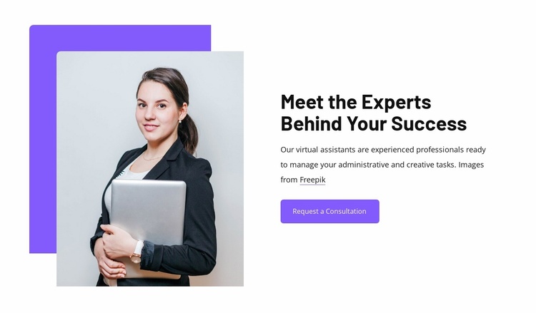 The best virtual assistants Landing Page