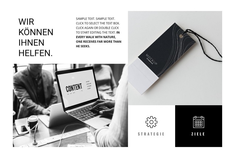 Beratungsunternehmen HTML-Vorlage