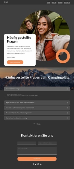 FAQs Zum Campingplatz – Ultimatives Website-Modell