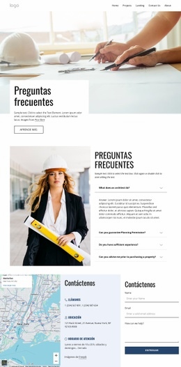 Preguntas Frecuentes Sobre Arquitectura - Diseño De Sitio Web De Descarga Gratuita