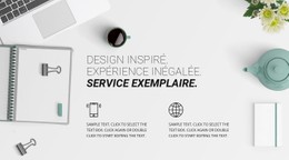 Conception De Site Web Pour Nouvelle Expérience De Conception