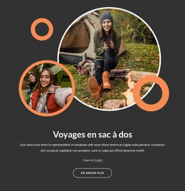 Voyages En Sac À Dos Pour Débutants - Modèle Joomla Simple