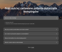 Blok FAQ Na Temat Kempingu
