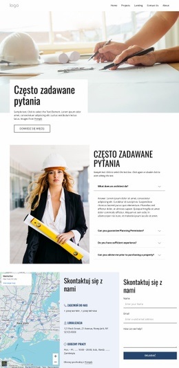 Często Zadawane Pytania Dotyczące Architektury – Strona Docelowa HTML5