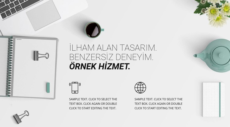 Yeni tasarım deneyimi Web sitesi tasarımı