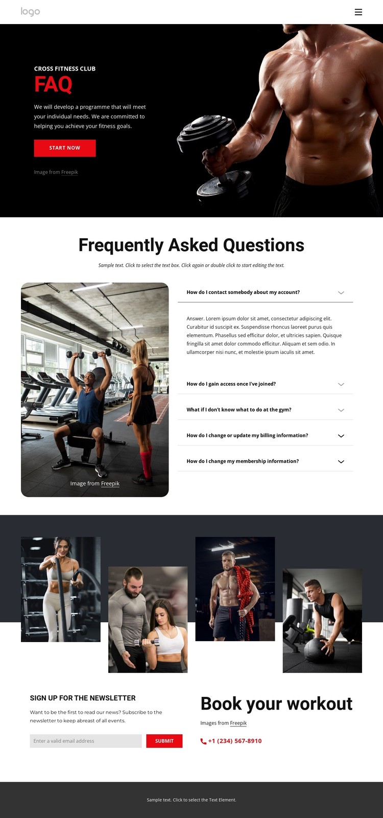 Membership FAQ CSS Template