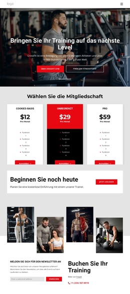 Einem Sportverein Beitreten – WordPress-Theme