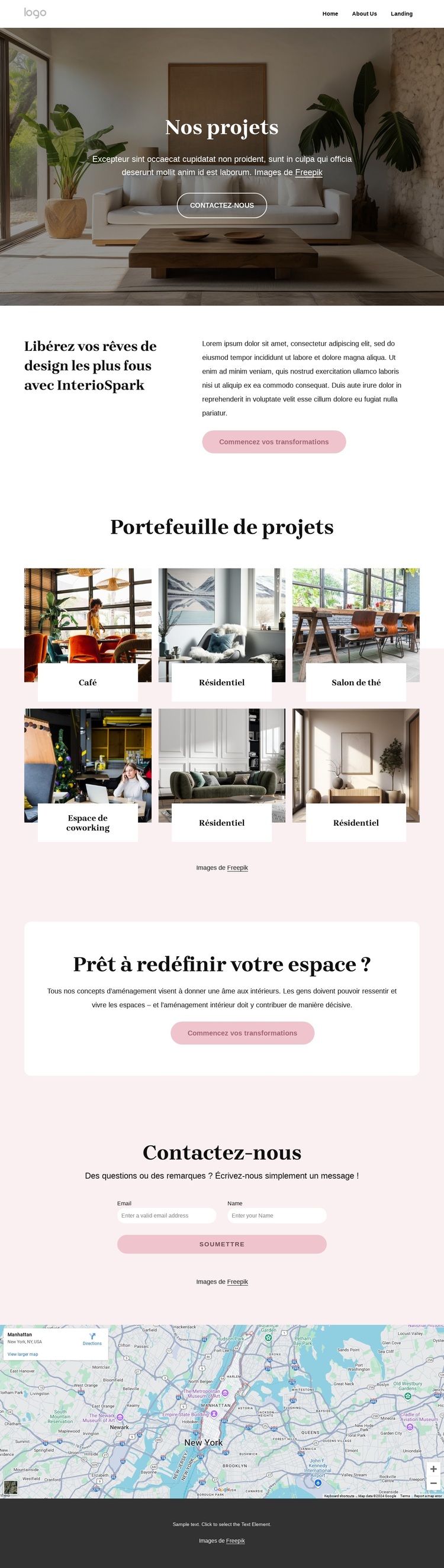 Des espaces nourrissants pour l'âme Thème WordPress