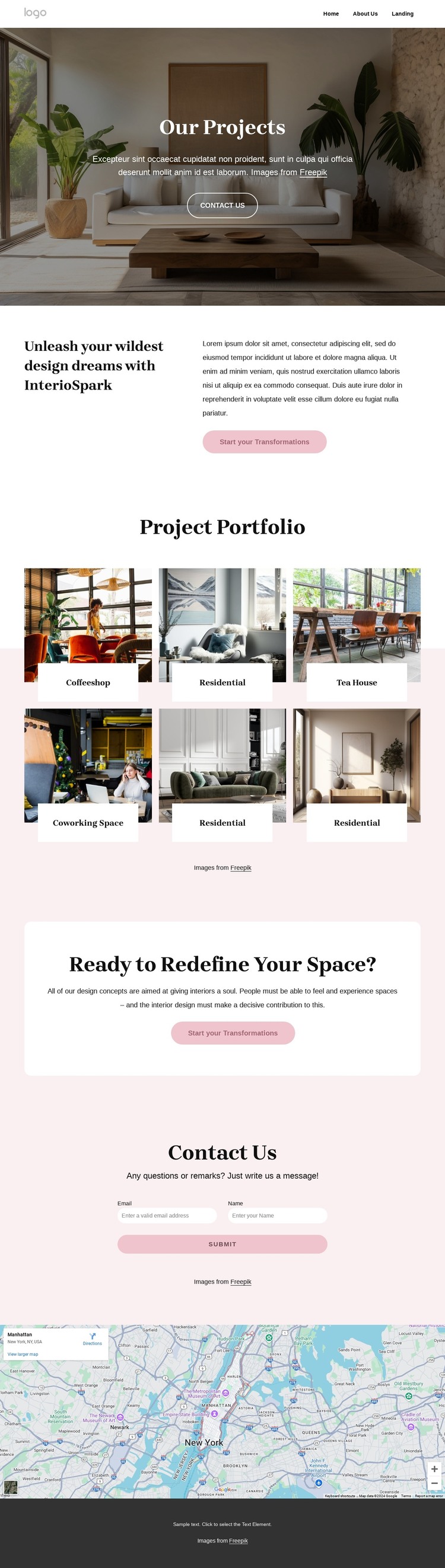 Soul nourishing spaces HTML Template