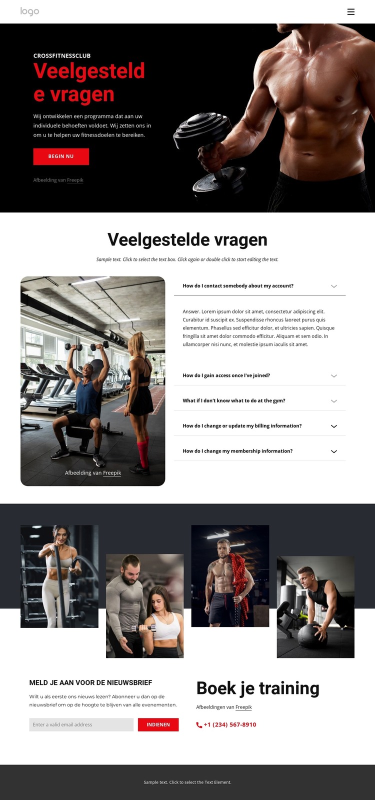 Veelgestelde vragen over lidmaatschap HTML-sjabloon