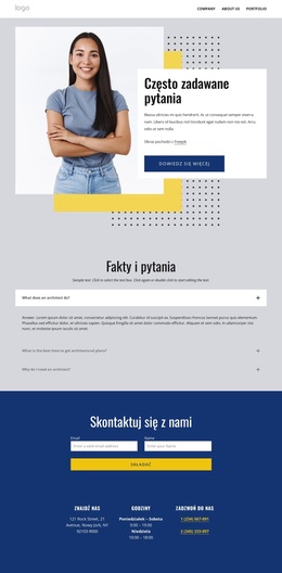 Przeczytaj Nasze FAQ - Profesjonalny Motyw WordPress