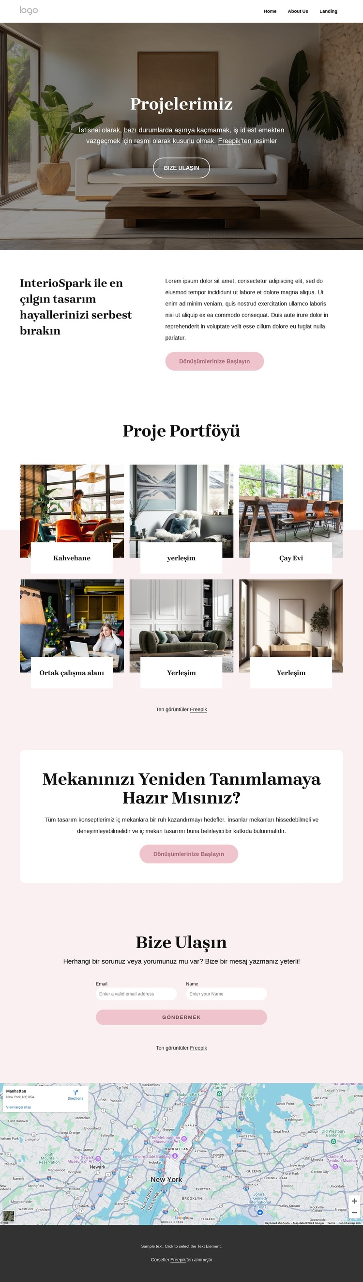 Ruhu besleyen mekanlar WordPress Teması