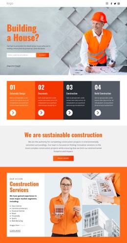 Innovativ Husarkitektur - HTML Website Creator