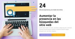 Genere Tráfico Orgánico Al Sitio Web: Plantilla HTML Y CSS