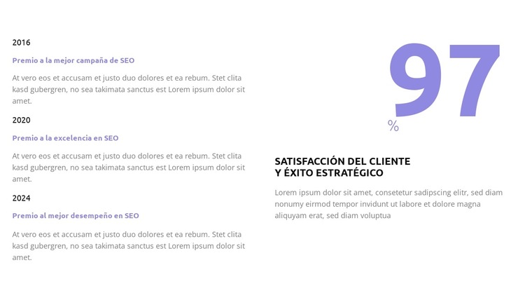 SEO eficaz Plantilla de sitio web