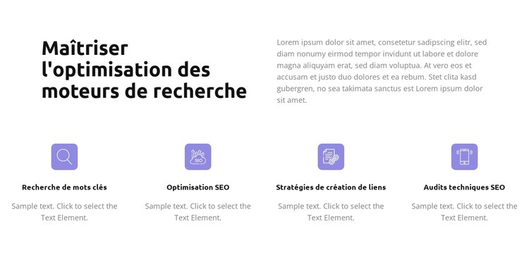 Débloquez le succès du référencement Modèle CSS