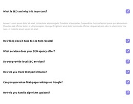 FAQ Modèles CSS | Nicepage