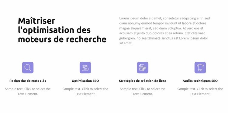 Débloquez le succès du référencement Modèle HTML5