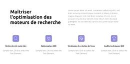 Débloquez Le Succès Du Référencement - Page De Destination Professionnelle Personnalisable