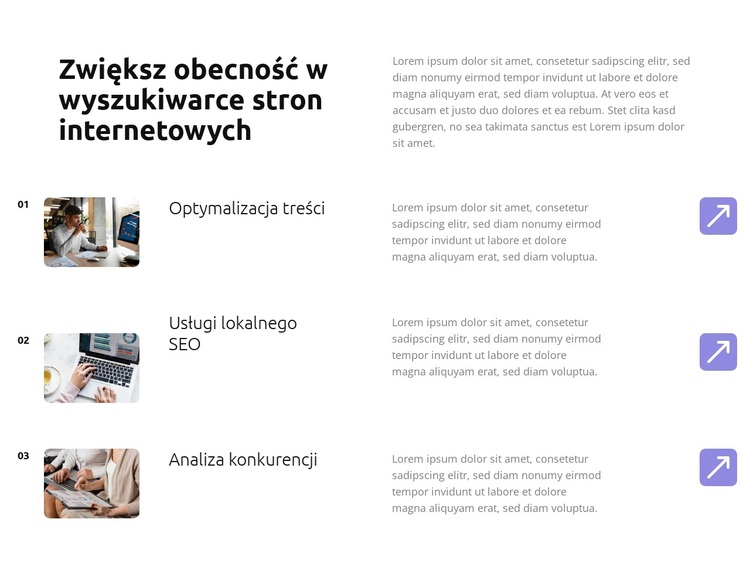 Optymalizacja w celu uzyskania lepszych rankingów Motyw WordPress