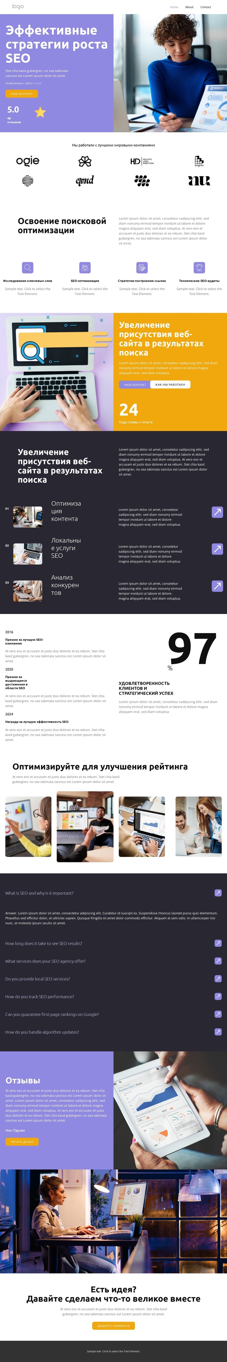 Удовлетворенность клиентов WordPress тема