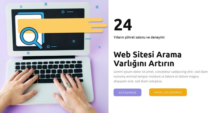 Organik Web Sitesi Trafiğini Artırın CSS Şablonu