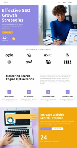 Customer satisfaction - Website Template by Nicepage