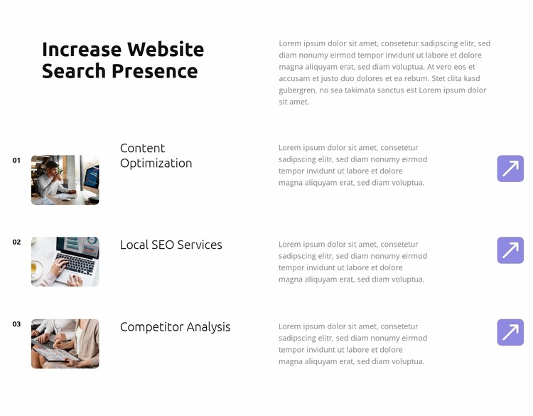 Optimize for Better Rankings Website Template