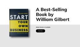 A Best-Selling Book Landing Page