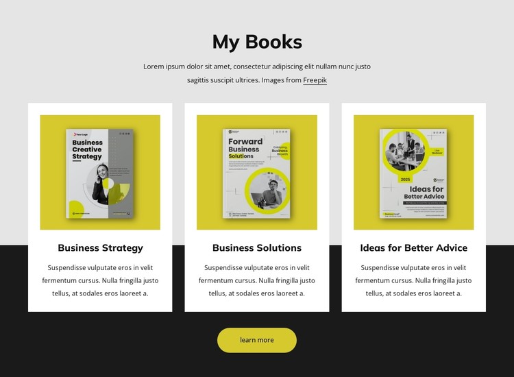 My books CSS Template