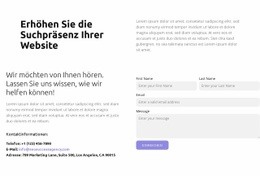 Organisches Verkehrswachstum - Mehrzweck-Webdesign