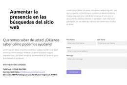 Creador De Sitios Web Exclusivo Para Crecimiento Orgánico Del Tráfico