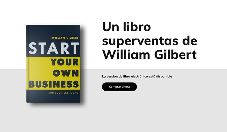 Un libro superventas Plantilla CSS