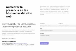 Crecimiento Orgánico Del Tráfico: Plantilla De Sitio Web Joomla