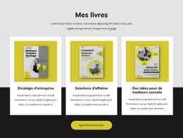 Mes Livres - Modèles De Sites Web